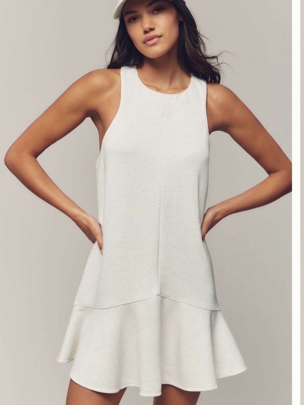 Anthropology Daily Practice sleeveless ruffle dress